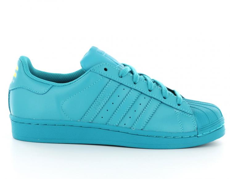 adidas superstar bleu turquoise